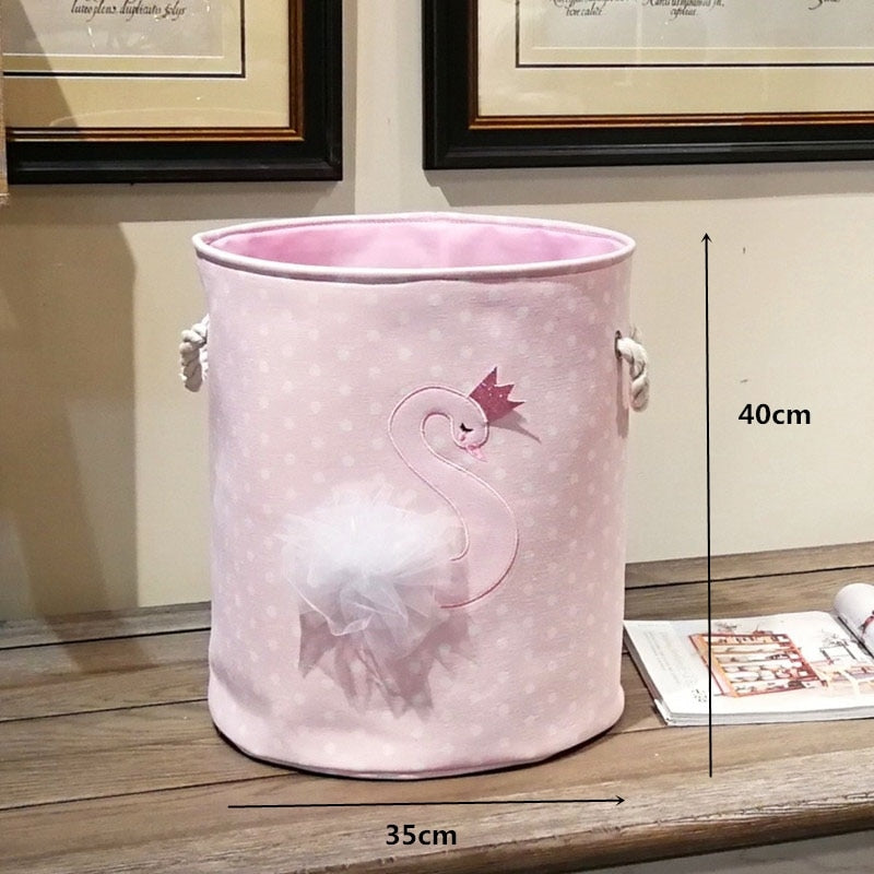 Foldable Laundry Basket for Clothes for kids baby Toys canvas wasmand large storage