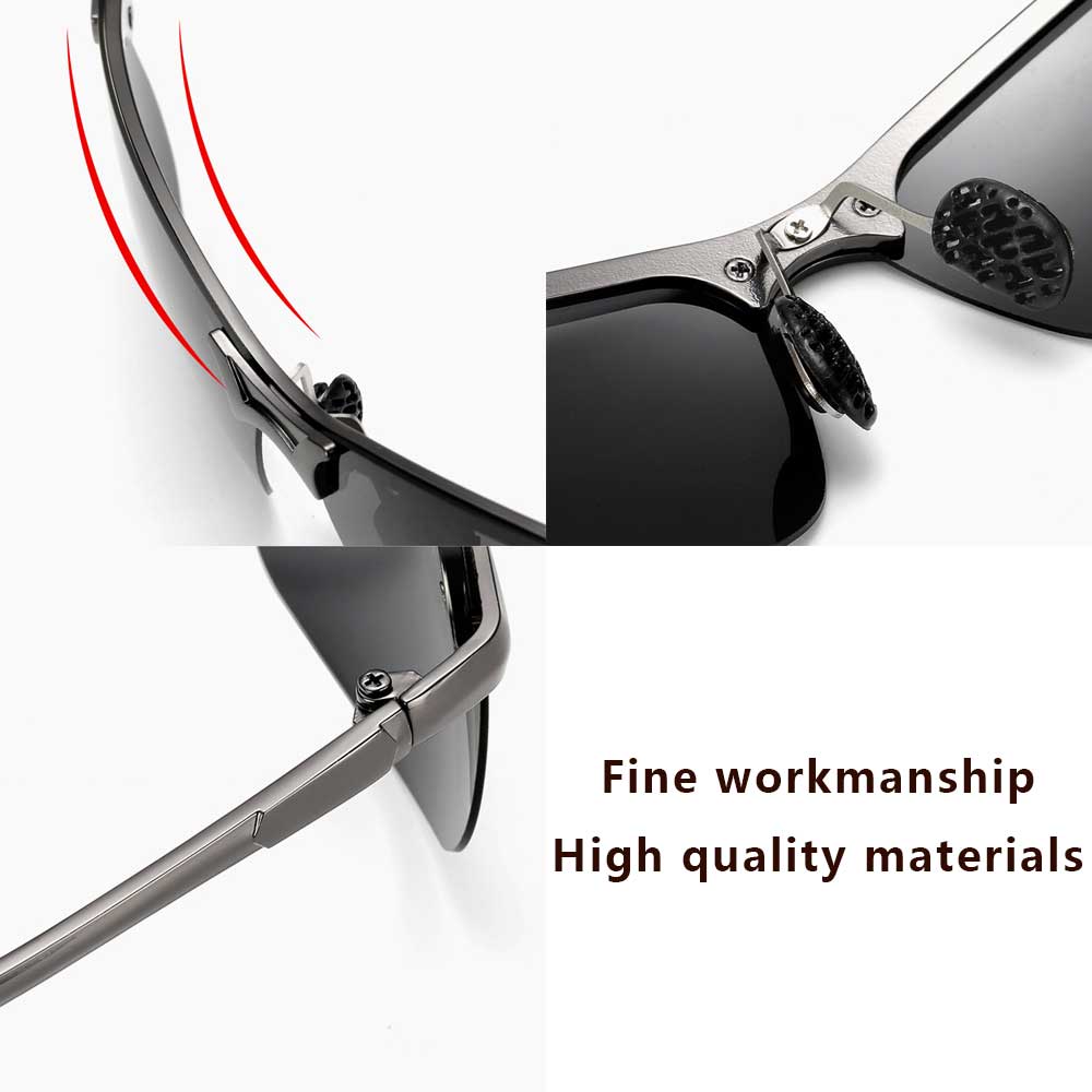 Photochromic Sunglasses Men Polarized Driving Chameleon Glasses Male Change Color Sun Glasses Day Night Vision Driver Eyewear - dabarey