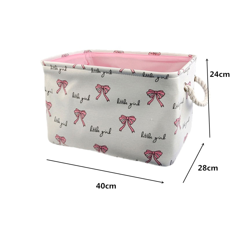 Foldable Laundry Basket for Clothes for kids baby Toys canvas wasmand large storage