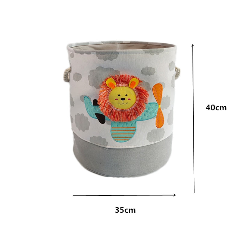 Foldable Laundry Basket for Clothes for kids baby Toys canvas wasmand large storage