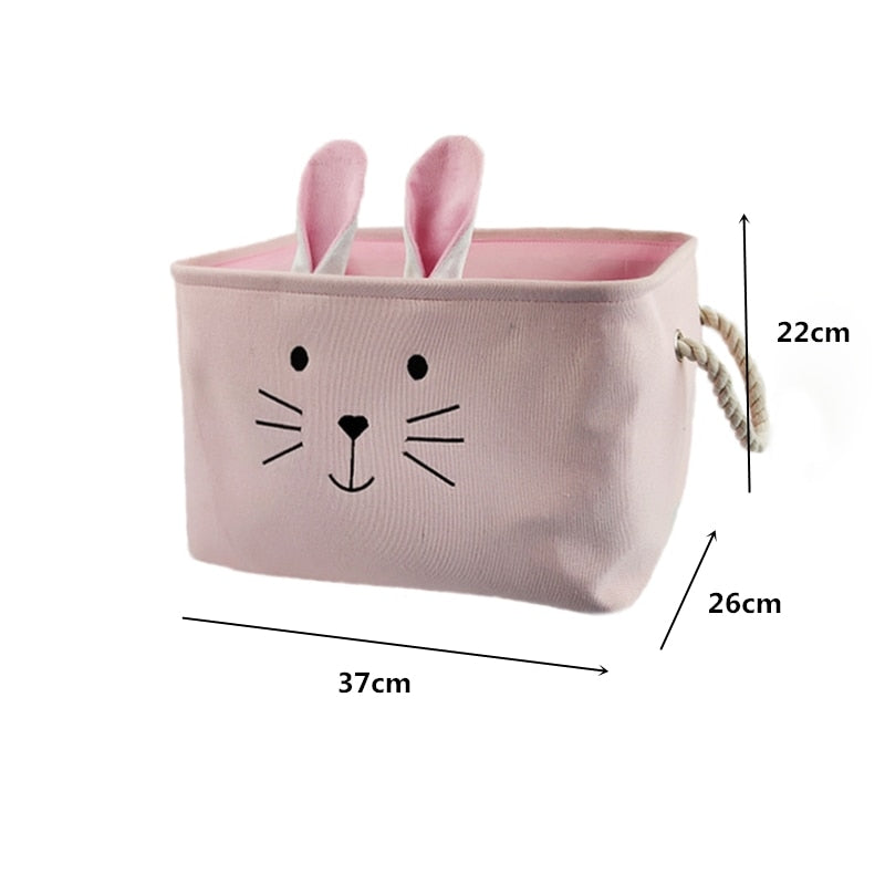 Foldable Laundry Basket for Clothes for kids baby Toys canvas wasmand large storage