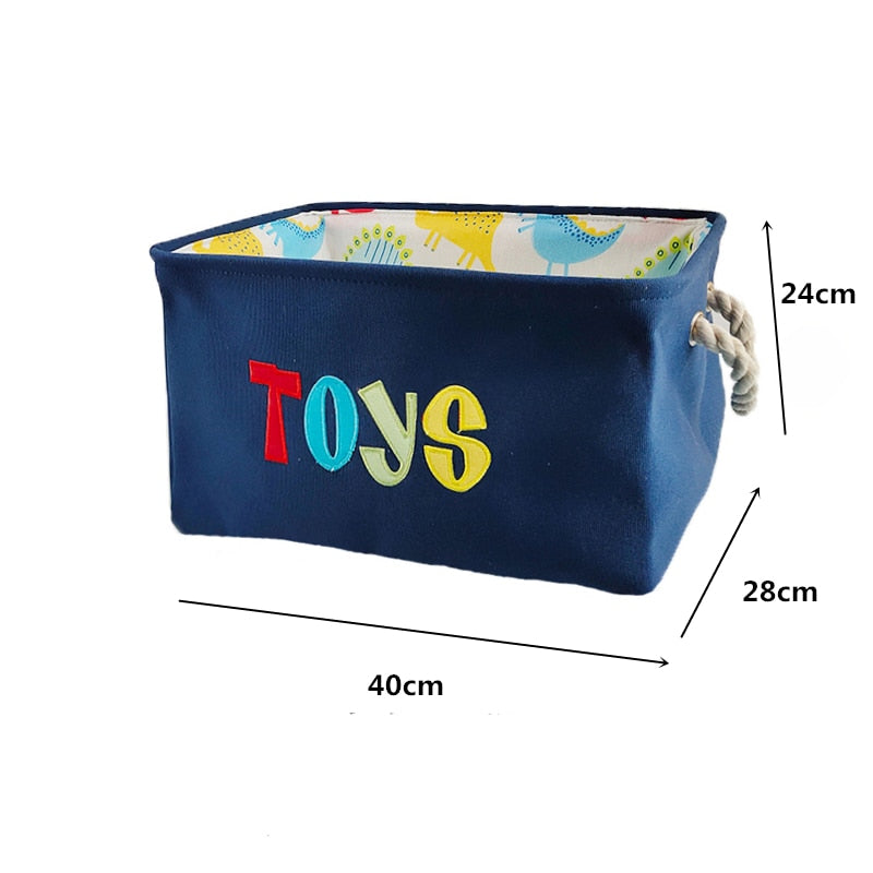 Foldable Laundry Basket for Clothes for kids baby Toys canvas wasmand large storage