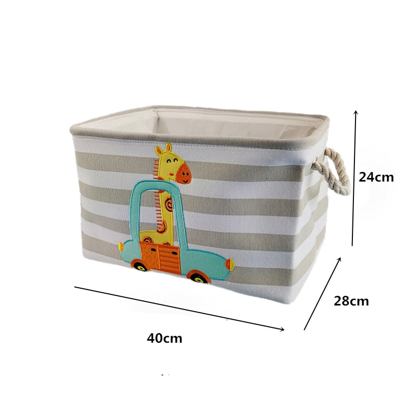 Foldable Laundry Basket for Clothes for kids baby Toys canvas wasmand large storage