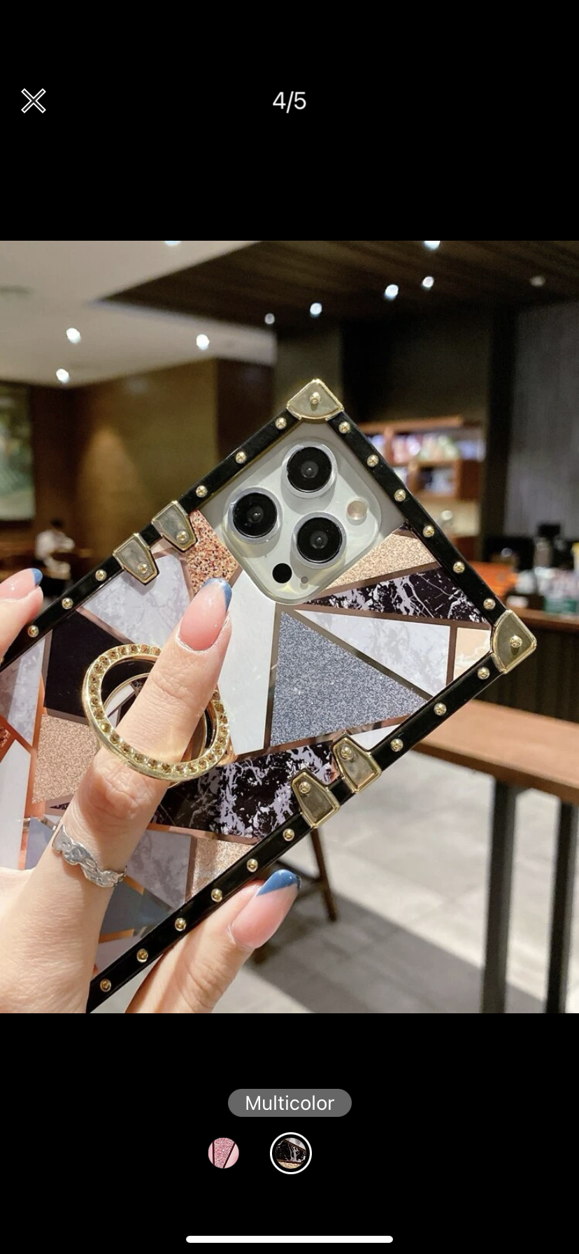 Ring holder phone case