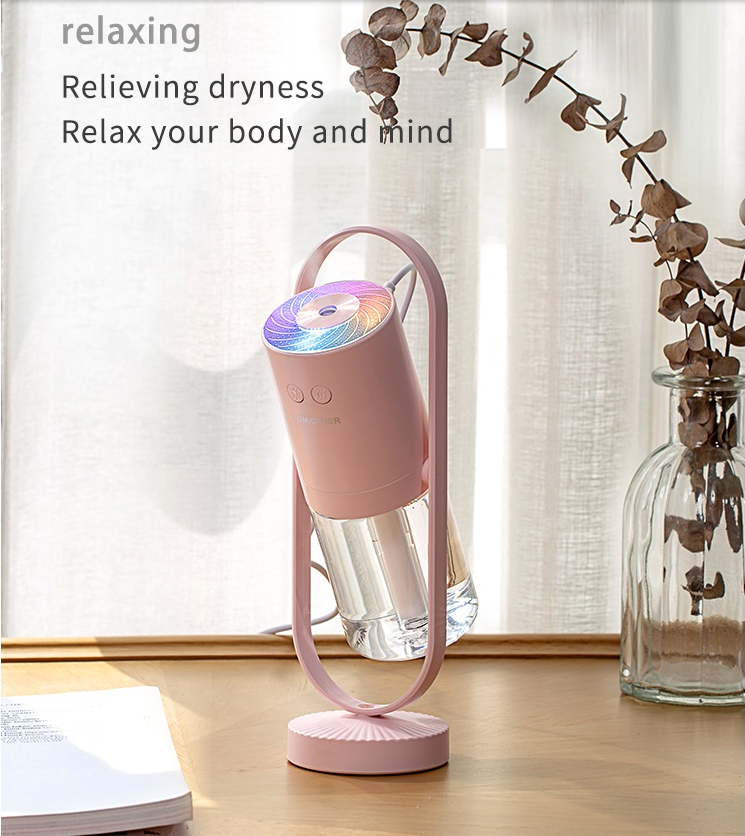 Magic Shadow USB Air Humidifier For Home With Projection Night Lights Ultrasonic Car Mist Maker Mini Office Air Purifier - dabarey