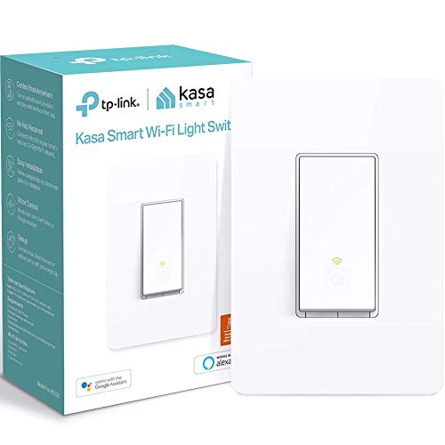 Kasa Smart Light Switch HS200, Single Pole, Needs Neutral Wire, 2.4GHz Wi-Fi Light Switch Works with Alexa and Google Home, UL Certified, No Hub Required , White - dabarey