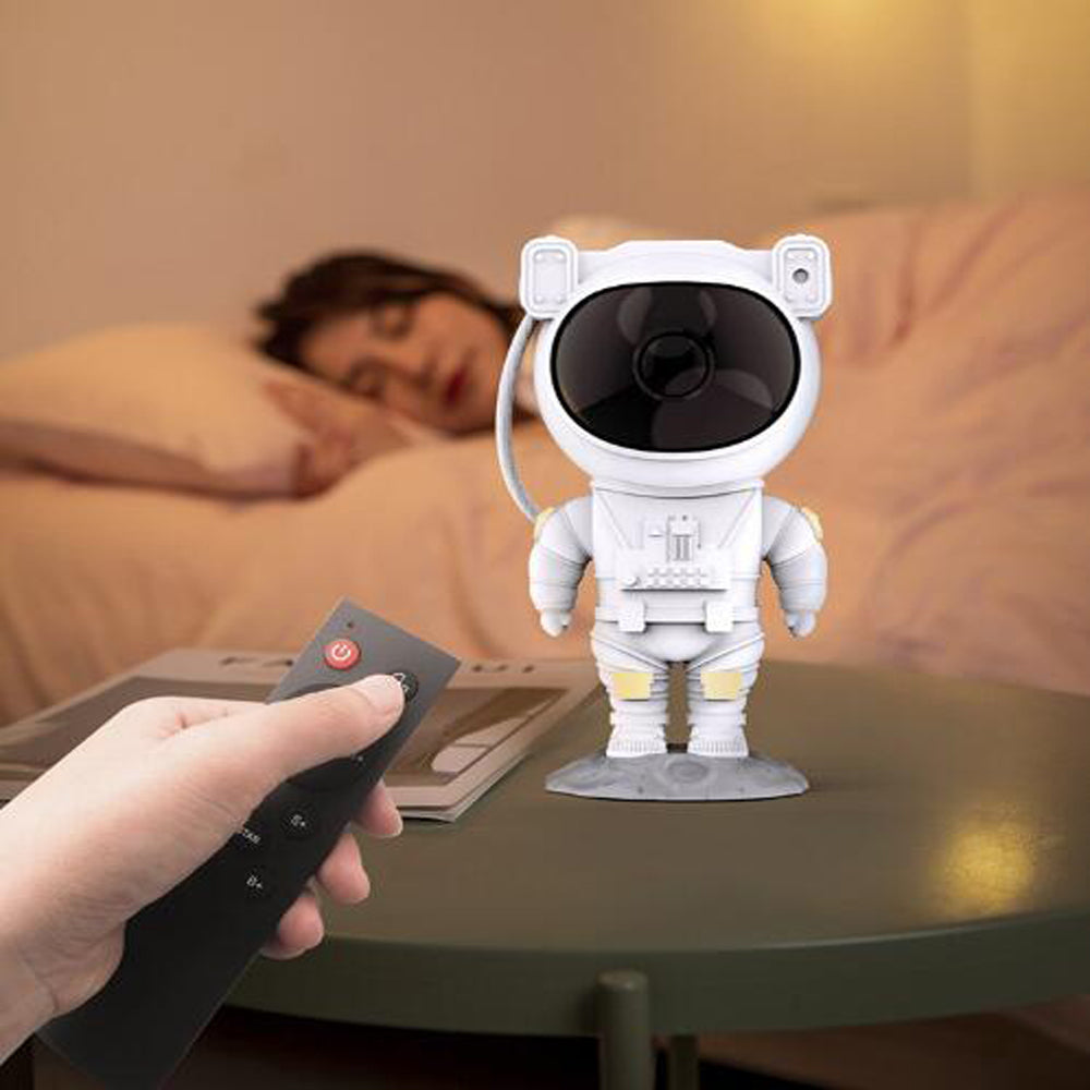 Creative Astronaut Galaxy Starry Sky Projector Nightlight USB Atmospher Bedroom Table Lamp - dabarey