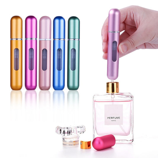 Perfume Bottle Portable Travel Refillable Spray Bottle Mini Empty Cosmetic Containers