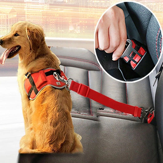 Adjustable Dog Safety Seat Belt - dabarey